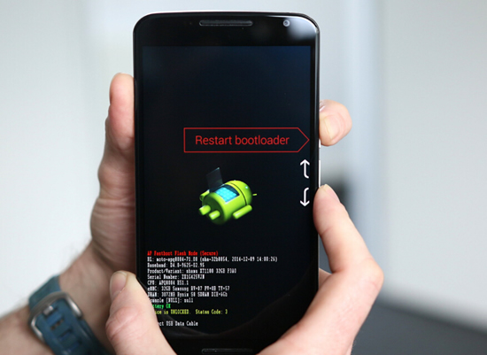 Телефон в режим bootloader